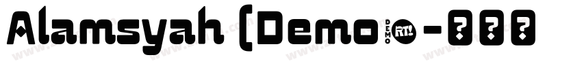 Alamsyah (Demo)字体转换